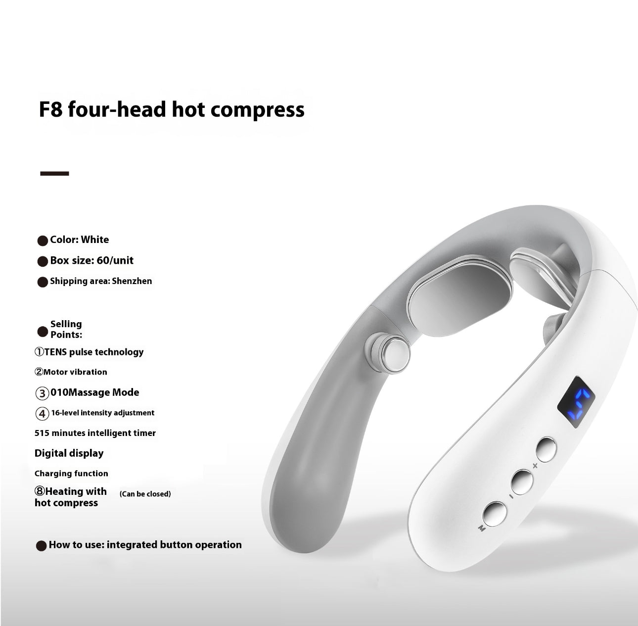 Neck and shoulder massager