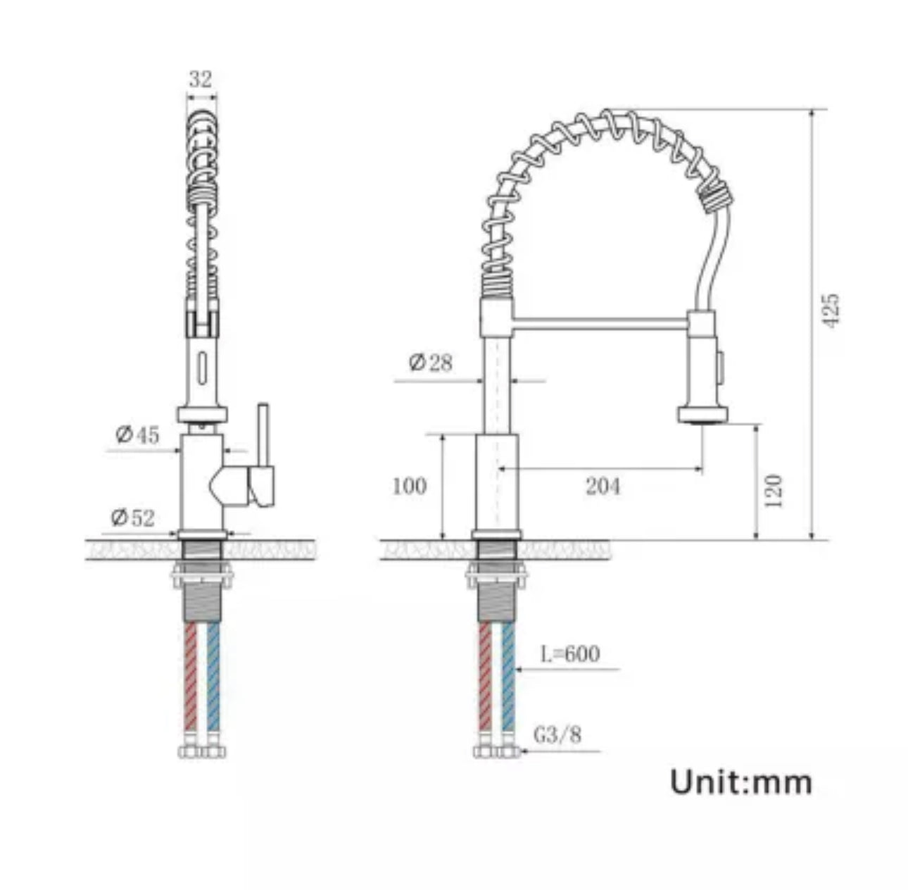 360-Rotation Kitchen Sink Faucet Extenders