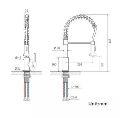 360-Rotation Kitchen Sink Faucet Extenders